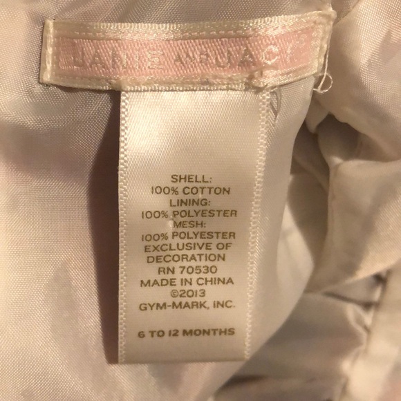 Janie and Jack Red Velvet Collar Smocked Plaid Dress - Picture 8 of 9